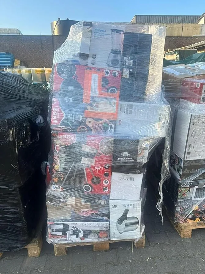 Wrapped pallet of assorted goods 2