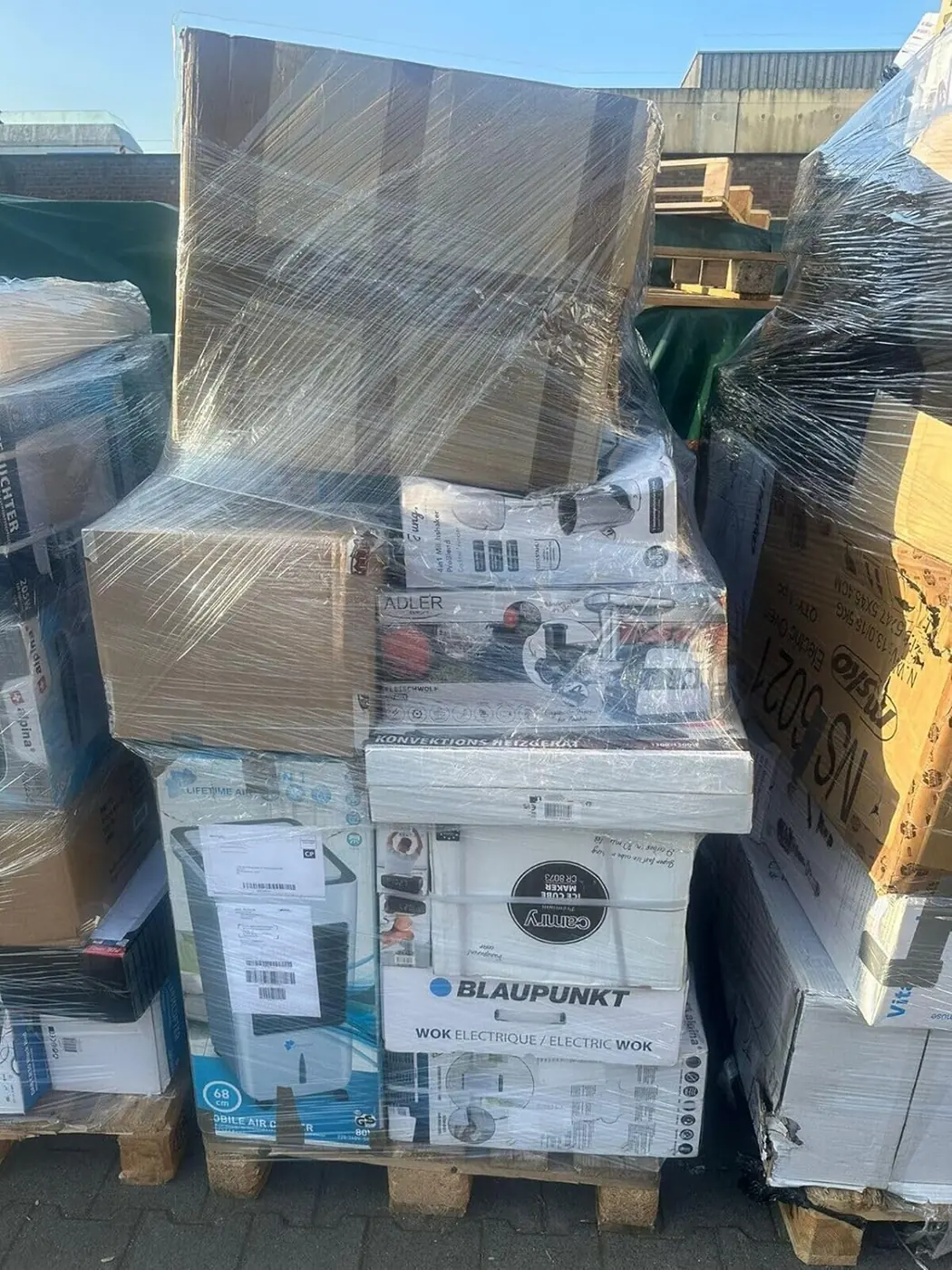 Wrapped pallet of assorted goods 5